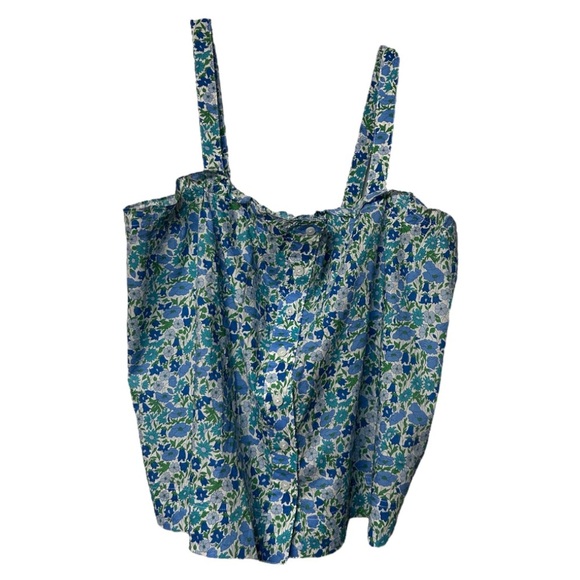 NWT Floral Blue Top by J. Crew - Picture 8 of 10